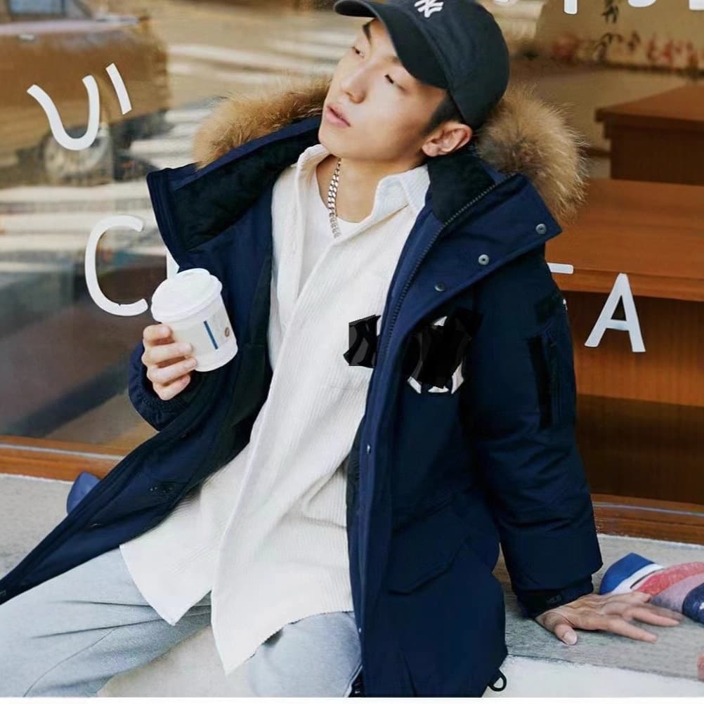 MLB2026 autumn and winter new New York Yankees short second-generation parka coat couple hooded down jacket workwear