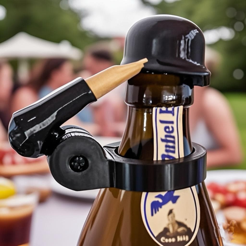 Cross-border new product Soldier Salute Beer Bottle Helmet Soldier Salute Beer Bottle Helmet