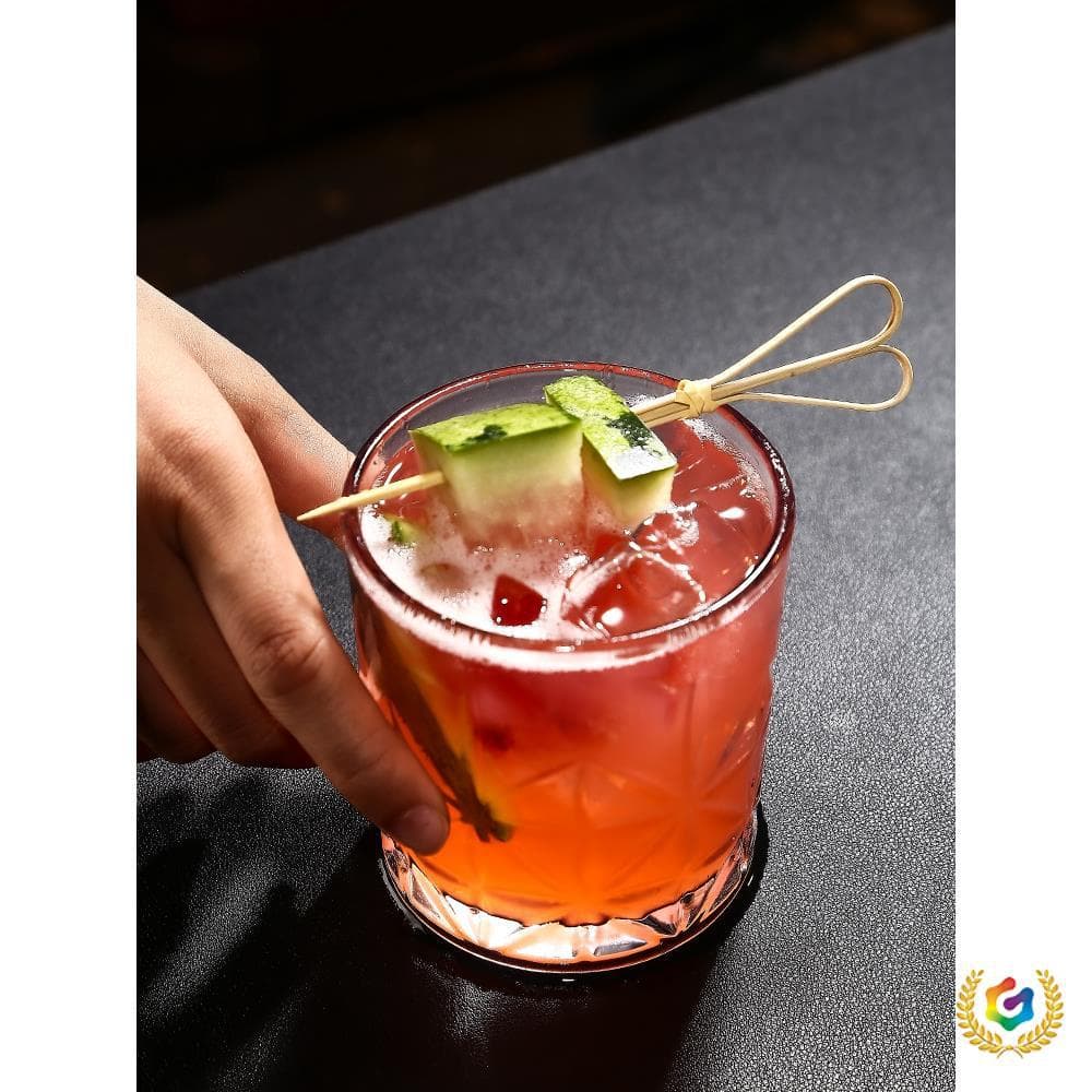 ⇗ Scissor-style Martini Olive Picks, Cocktail Skewers, Bamboo Skewers (100 pcs), Fruit Picks, Decorative Skewers for Snacks