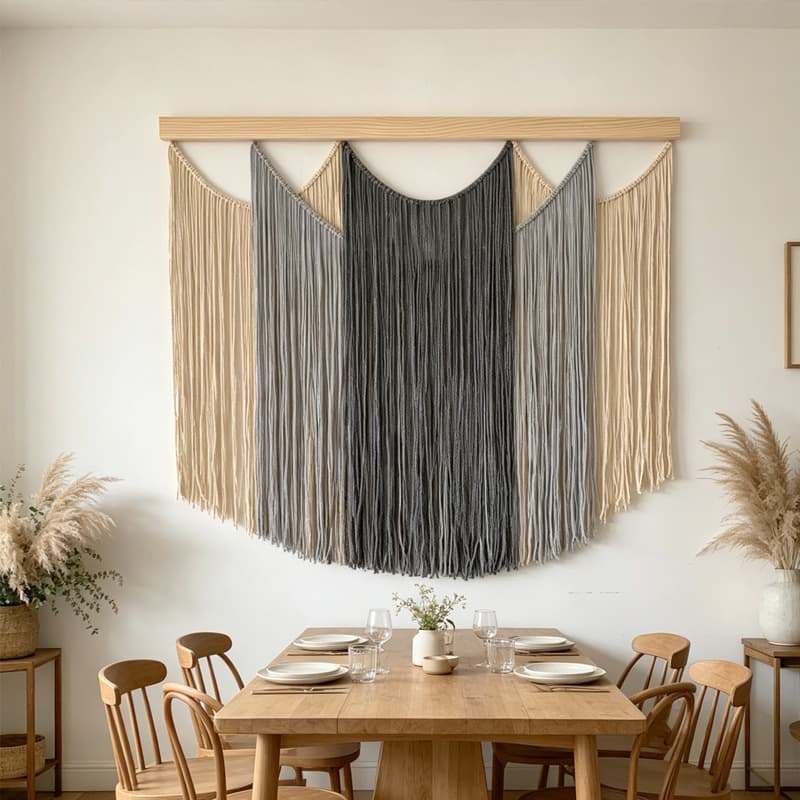 Minimalist geometric design art tapestry decoration tapestry famous hotel soft decoration wall hangings bed and breakfast hotel decoration