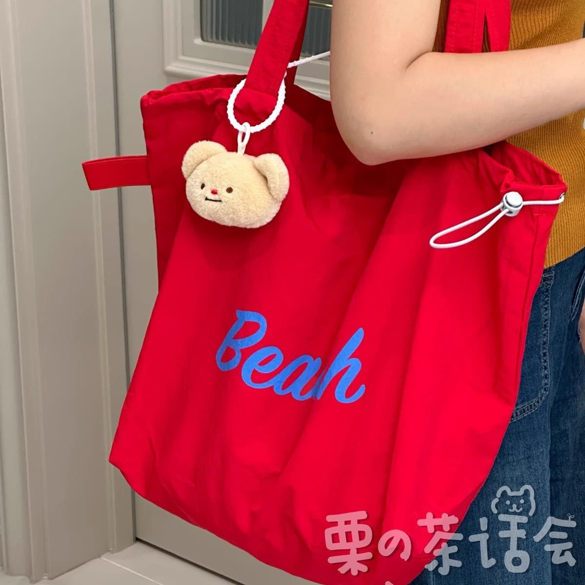 2025 New Canvas Bag Travel Shoulder Japanese Ins Student Class Commuting Tote Bag Large Capacity Canvas Bag