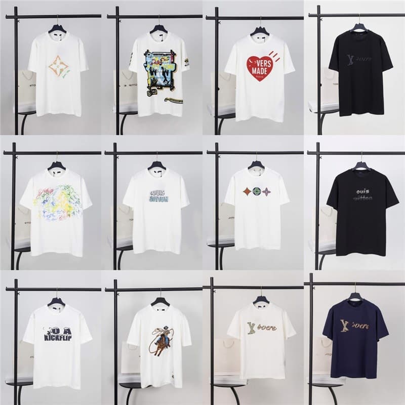 Cross-border. Correct version. High version. Donkey brand 2025 new printed pure cotton short-sleeve T-shirt for men and women