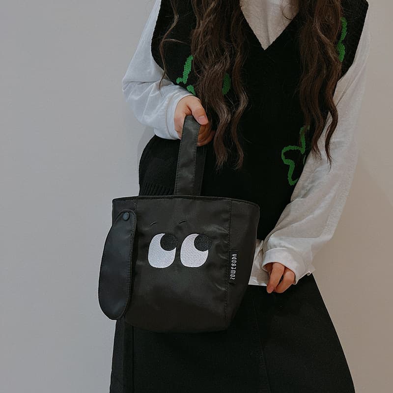 Three-Color Patch Cartoon Cute Handbag for Women 2023 New Spring Versatile Handbag Original Dog Mobile Phone Bag
