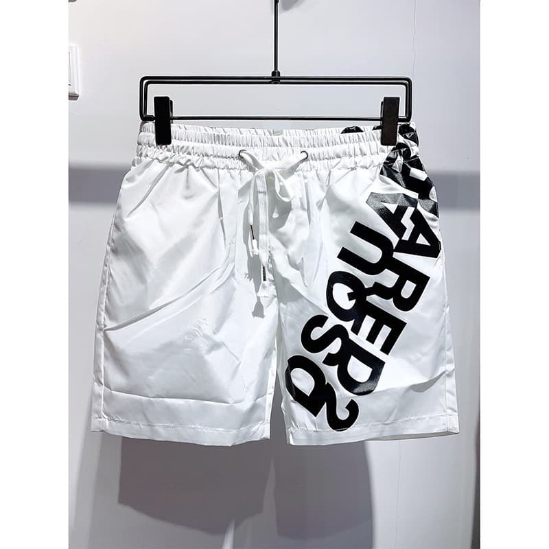 DSQ2 Men's Casual Swim Trunks 2-in-1 Quick-Dry Beach Shorts Summer New Street Style Sports Plus Size Shorts