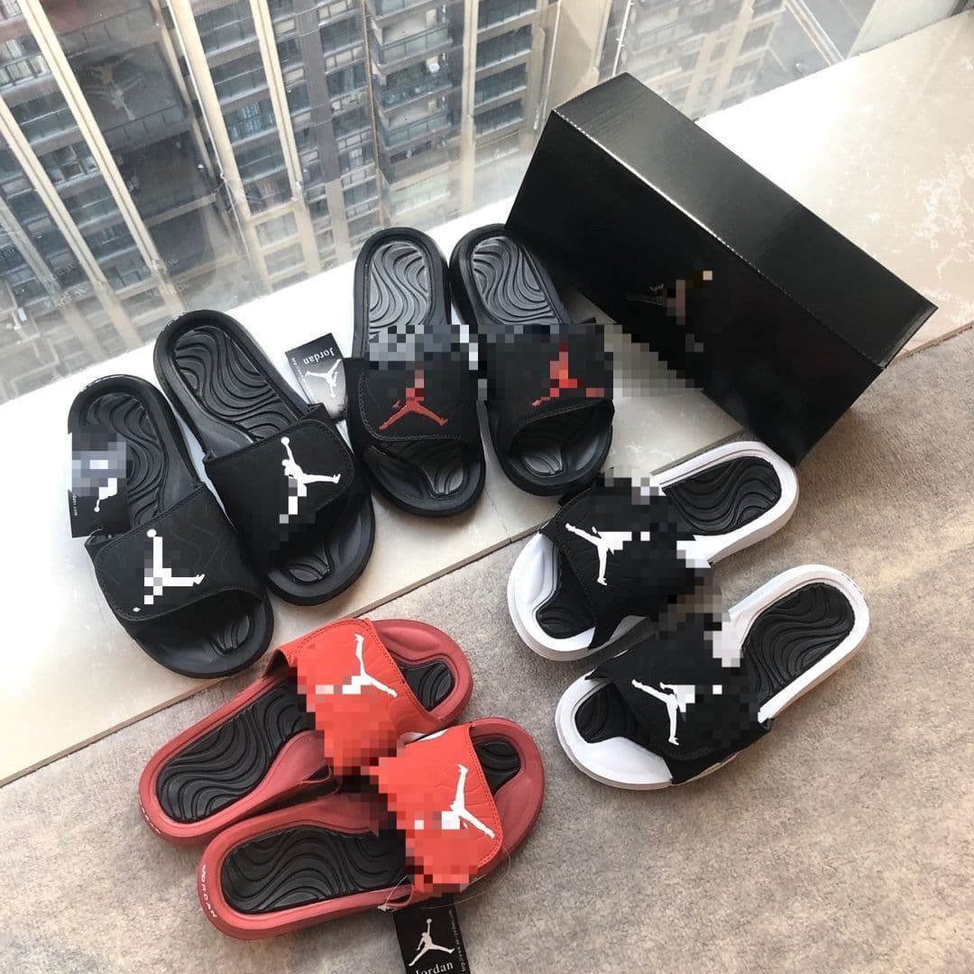 aj slippers pure original] men's Velcro sandals basketball sports outdoor couple Qiao Wu seaside wholesale