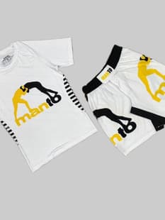 Southeast Asia Hot Selling Ethnic Wrestling Sports Set Comfortable Digital Print T-Shirt and Shorts Set Drop Shipping