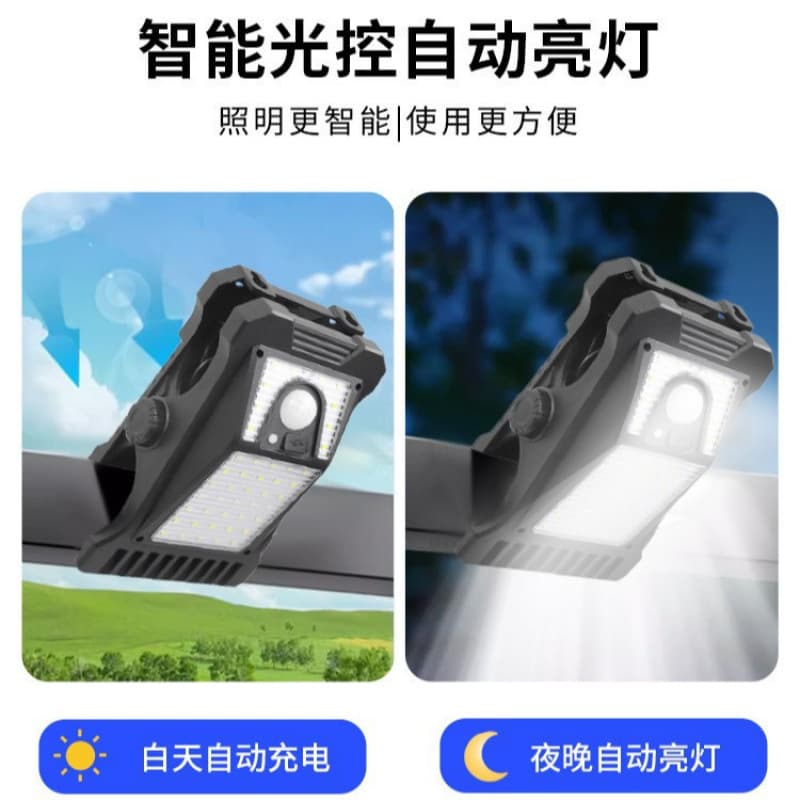 Cross-border outdoor wall light solar home courtyard ultra-bright lighting waterproof long-life rechargeable induction street light