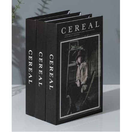 New Amazon Cross-Border Wood Grain Style Faux Book Decoration Magnetic Closure Storage Box Folding Box