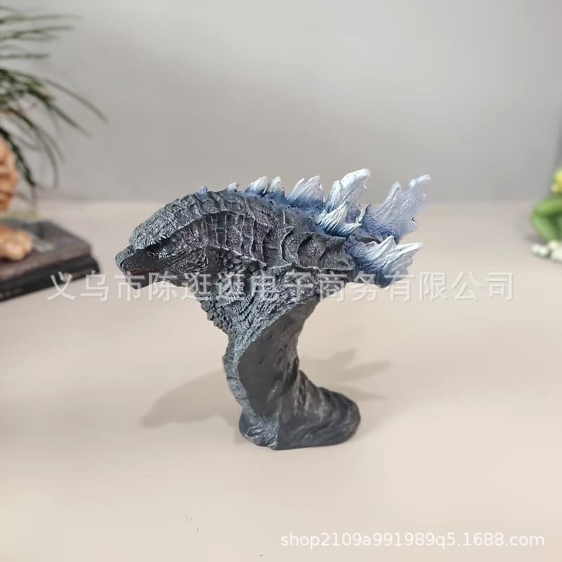 Godzilla Red Lotus Monster Resin Half-Bust Model Statue in Stock Limited Edition Personal Gift for All Occasions