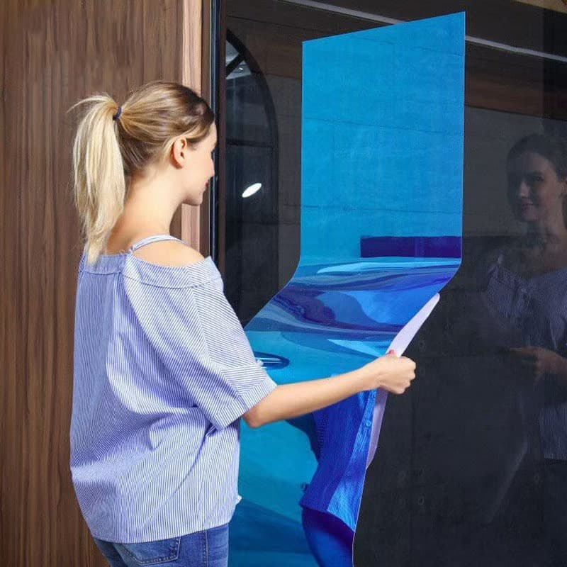 Self-Adhesive Soft Full-Length Mirror for Bathroom, Unbreakable Fitting Mirror, Cuttable Mirror Glass Sticker
