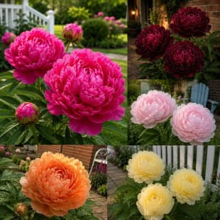 Cross-Border Small Package Peony Seeds, Four-Season Blooming, Mixed Colors, Tree Peony Seeds, Double-Petal Peony Seeds