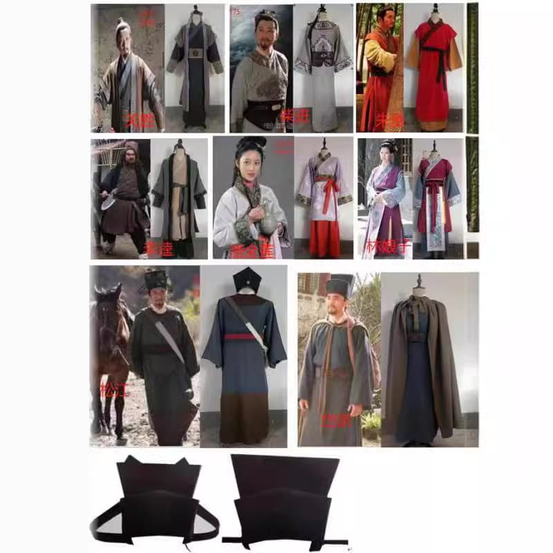 Water Margin Li Kui Song Jiang Pan Jinlian Same Style Film Ancient Costume Song Dynasty Liangshan Heroes Group Performance Knight Performance Costume