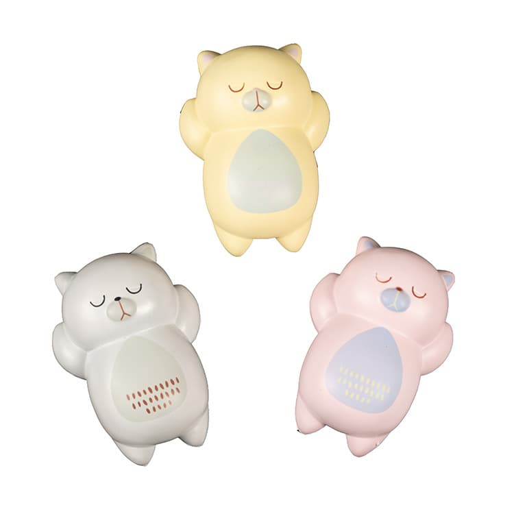 New cute snooze bear squishy slow rebound decompression vent creative toy signature refrigerator magnet