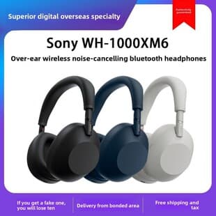 SONY WH-1000XM6 Over-EarBluetooth Noise-Canceling Headphones