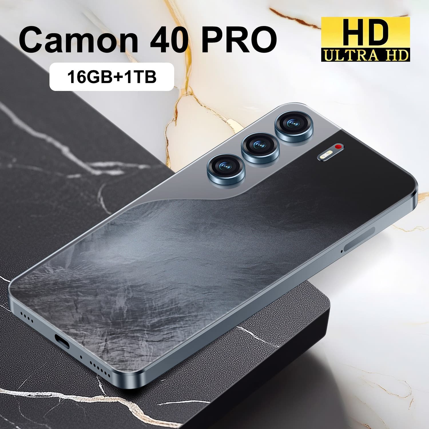 New cross-border Camon40 Pro Android large screen all-in-one 16+1T smart foreign trade mobile phone source manufacturer