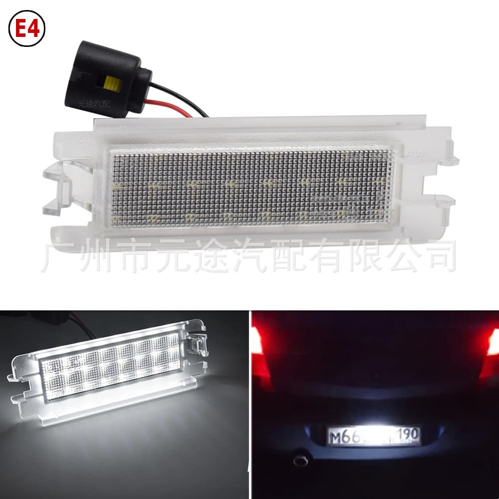 Compatible with Dacia Sandero Logan Renault Clio II Car Tail License Plate Light