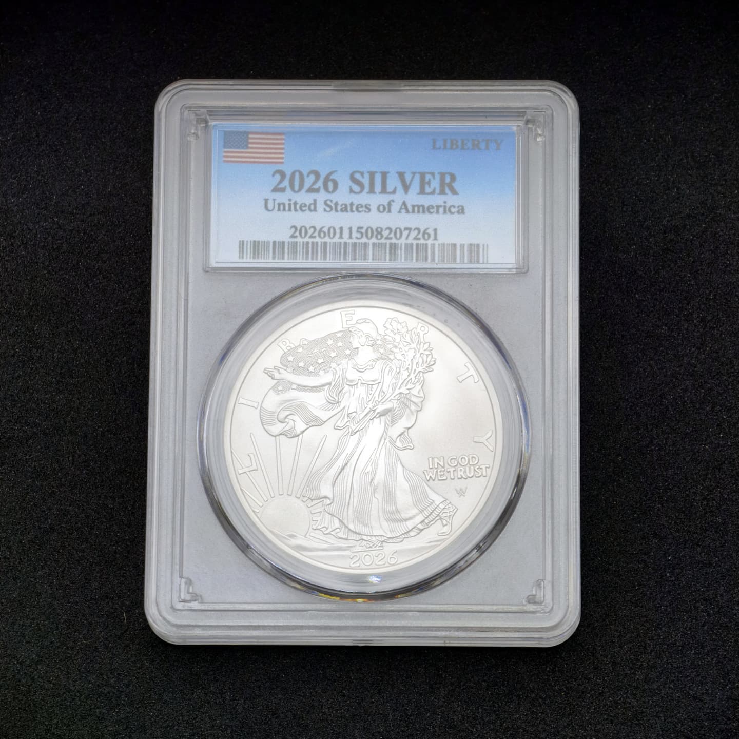 Boxed 1:1 Spread-Wing Eagle US Commemorative Coin, Statue of Liberty Cross-Border Eagle Coin, Non-Magnetic