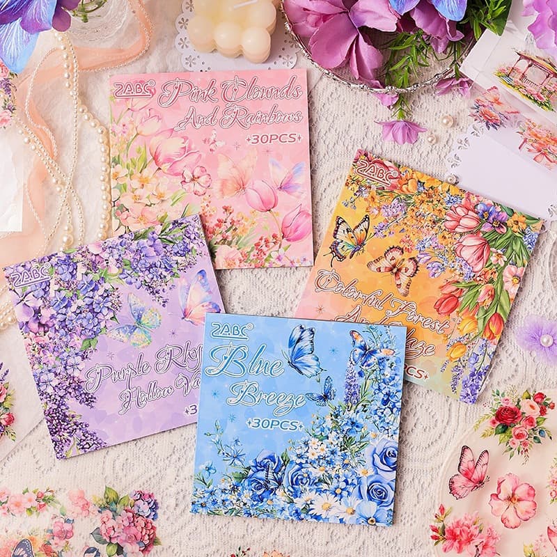 Yue Zhenwu Suoshan Love Cutting Film Sticker Handbook Sticker Book Cross-border Waterproof Pet Sticker Sticker Handbook Sticker Book