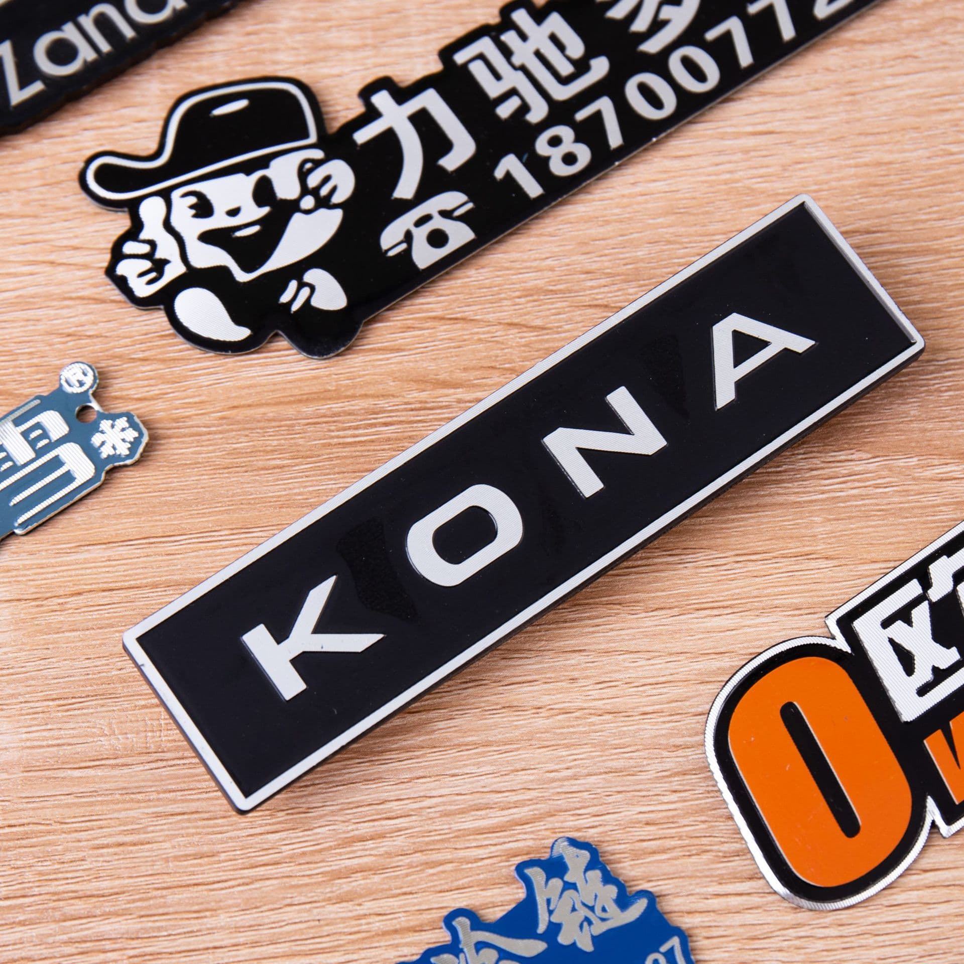 Custom Metal Sign Aluminum Alloy Highlight Stamping Nameplate Aluminum Stainless Steel Corrosion-Resistant Printed Nameplate Wholesale from Manufacturer