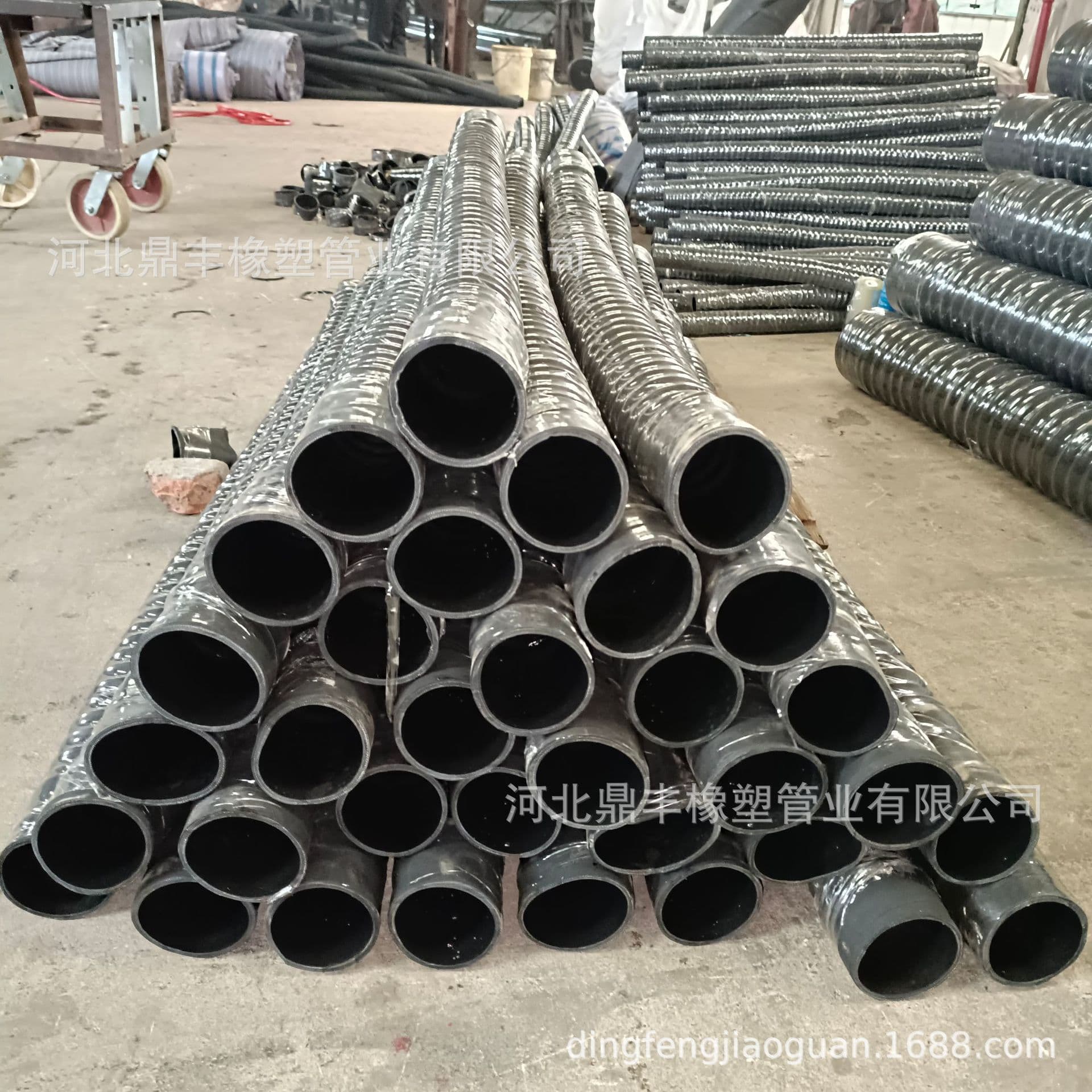 Manufacturer Supply Large Diameter Corrugated Expansion Rubber Hose, Bridge Drainage Rubber Expansion Joint, Rubber Flexible Hose