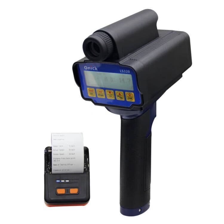 Onick LS320 Functional Handheld Portable Laser Speedometer with Printing