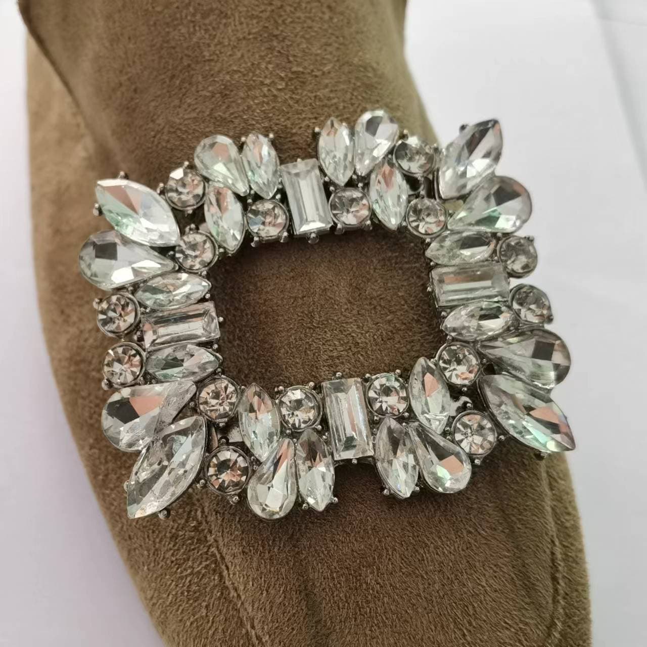 Tongda Shoe Accessories Zinc Alloy Shoe Buckle Shoe Charm Shoe Decoration Factory Acrylic is Cheaper