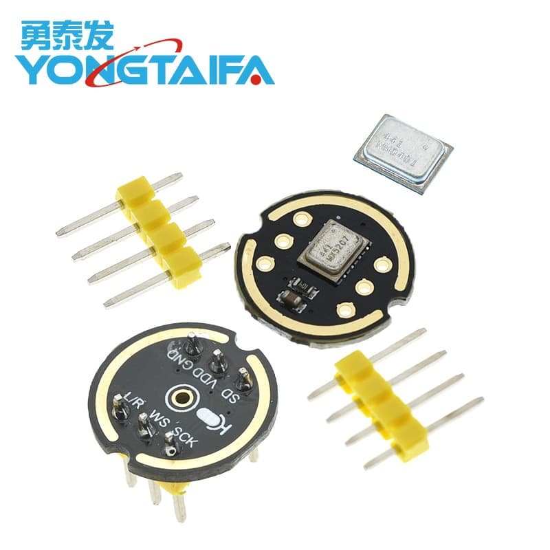 INMP441 Omnidirectional Microphone Module, MEMS High Precision Low Power I2S Interface Compatible with ESP32