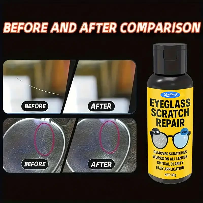 Foreign trade eyewear care scratch repair liquid, repair cream cream, remove yellowing and haze, suitable for glass watch screens