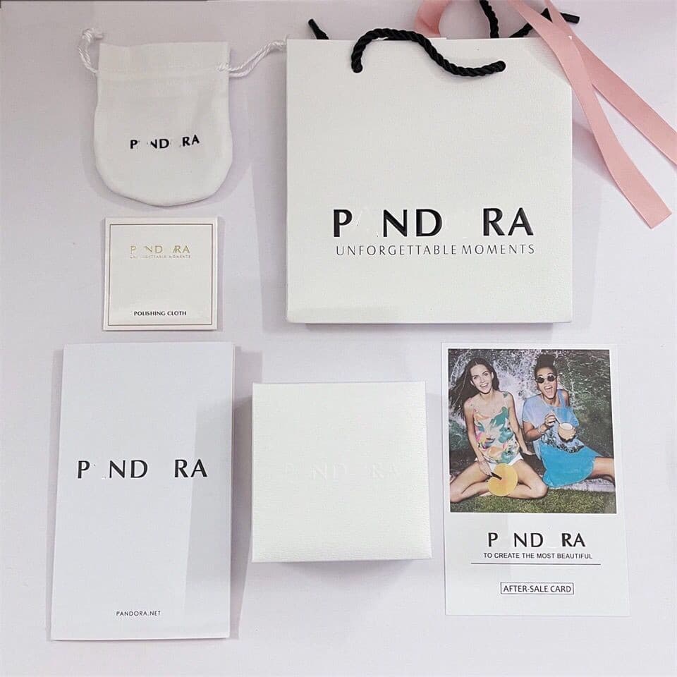 Pandora Bracelet Necklace Ring Packaging Box Jewelry Packaging Custom Jewelry Box Pendant Light Luxury Style