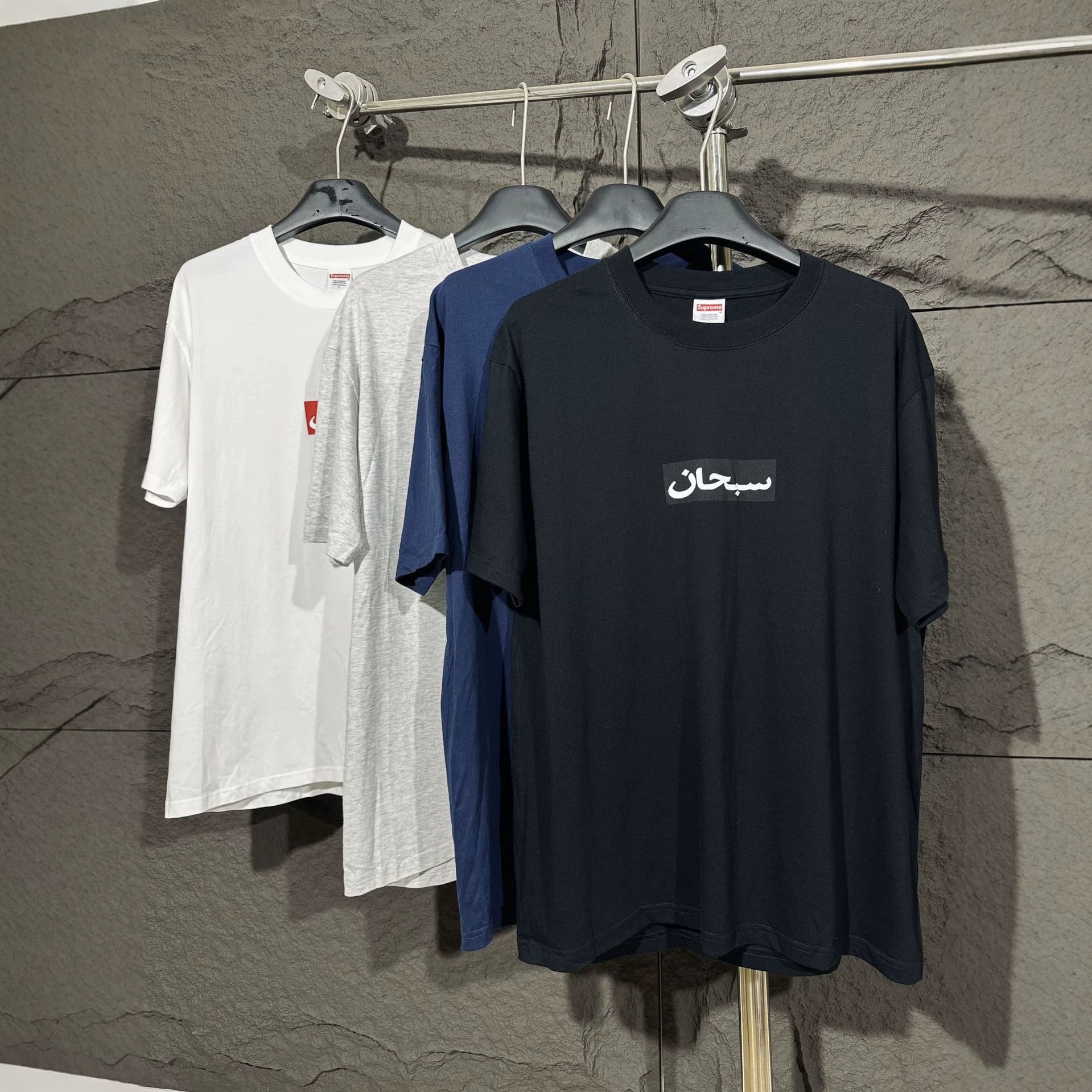 Supreme SS26 WEEK1 Arabic Box Logo T-Shirt Summer Box Print Logo Short Sleeve