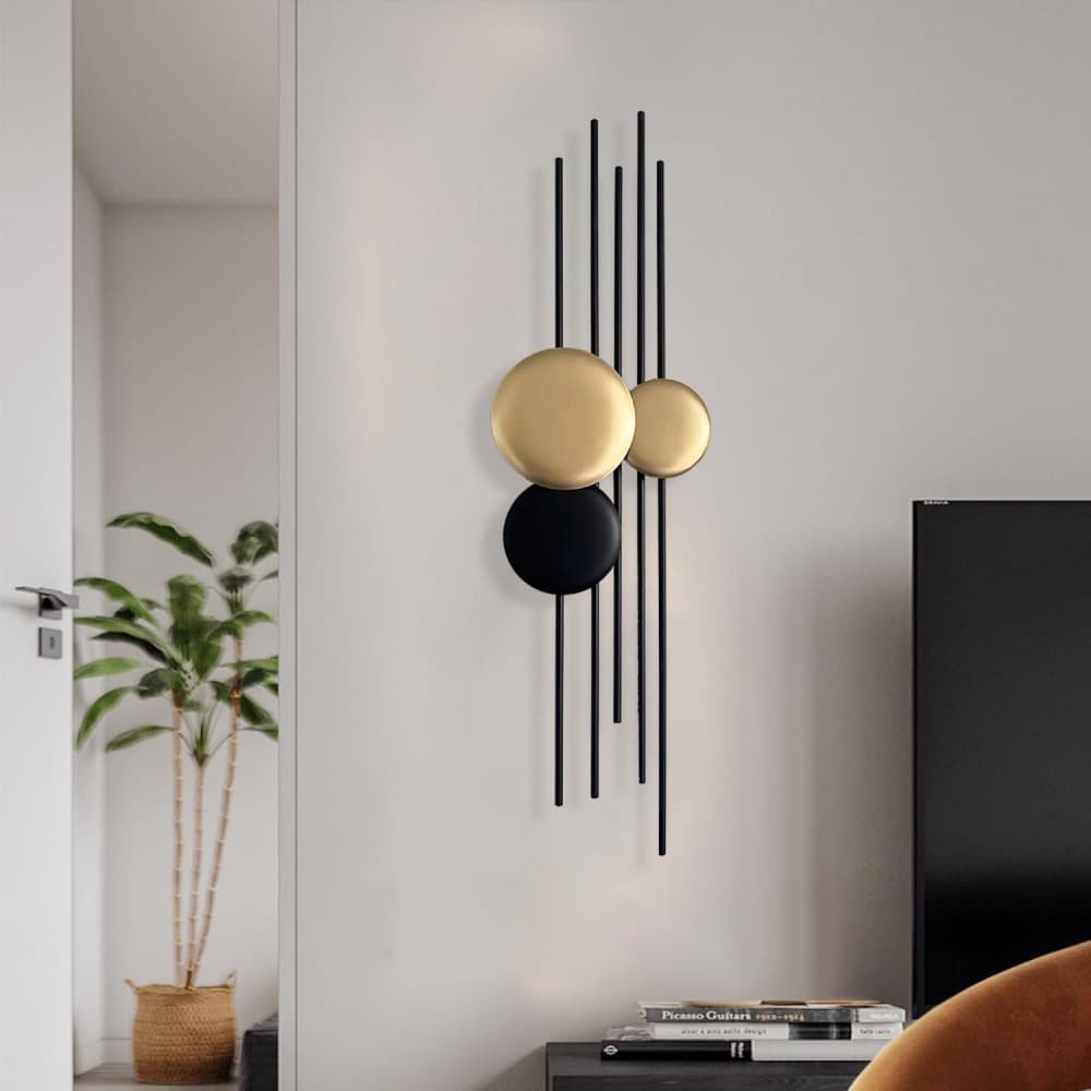 Modern minimalist wall-mounted TV background wall light, luxury staircase long strip wall decoration, bedroom bedside wall lamp