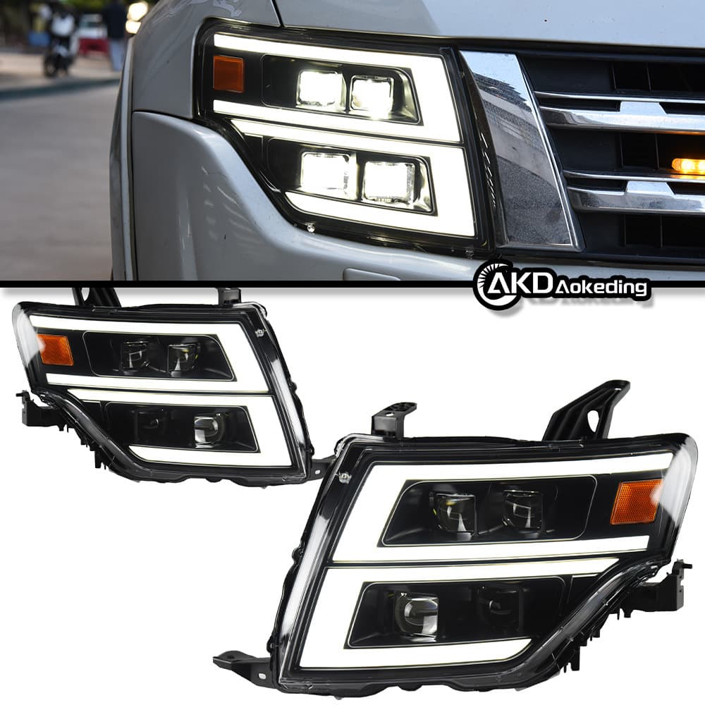 Specially used for 05-21 Mitsubishi Pajero V97 headlight assembly V93 modified LED daytime running light running water turn signal