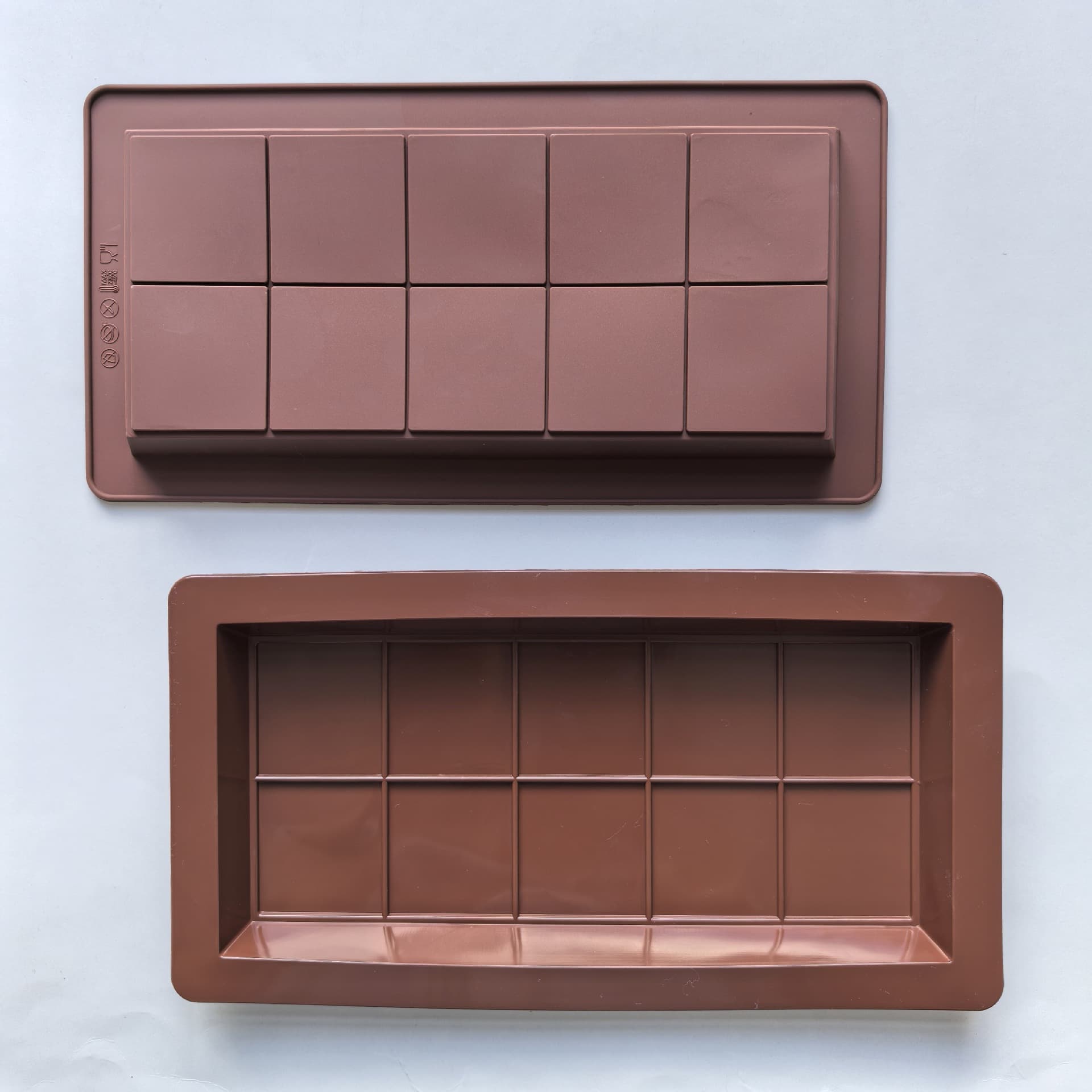 Silicone Deep Chocolate Bar Mold, for Dubai Rectangular Chocolate Bar Cake Baking Mold 784
