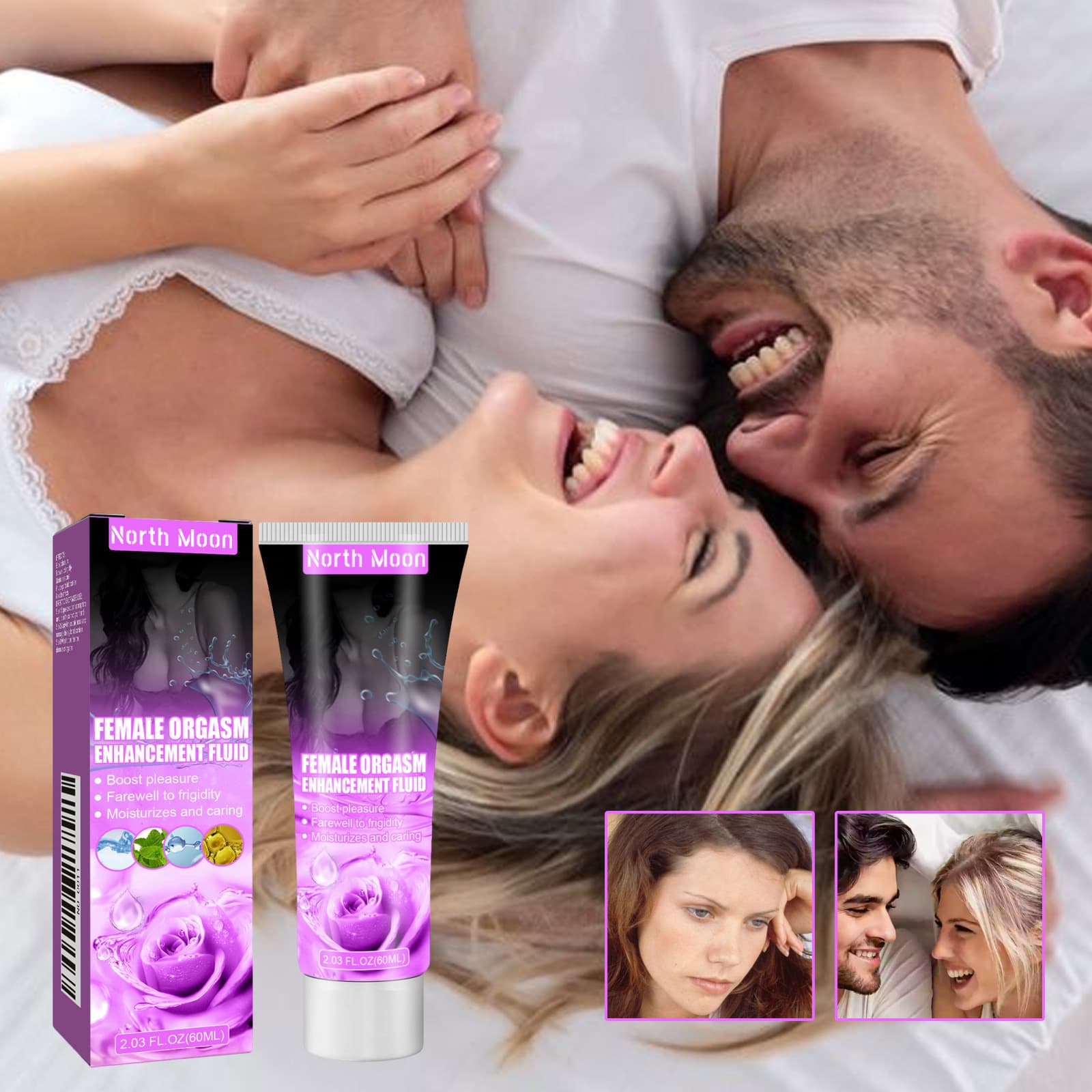 North Moon Women's Care Solution Soft and Smooth Skin Care Body Massage Care Solution