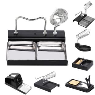 Cross-Border Supply Soldering Iron Stand, Simple Coil Spring Stand, All-Metal Soldering Iron Holder Kit Set
