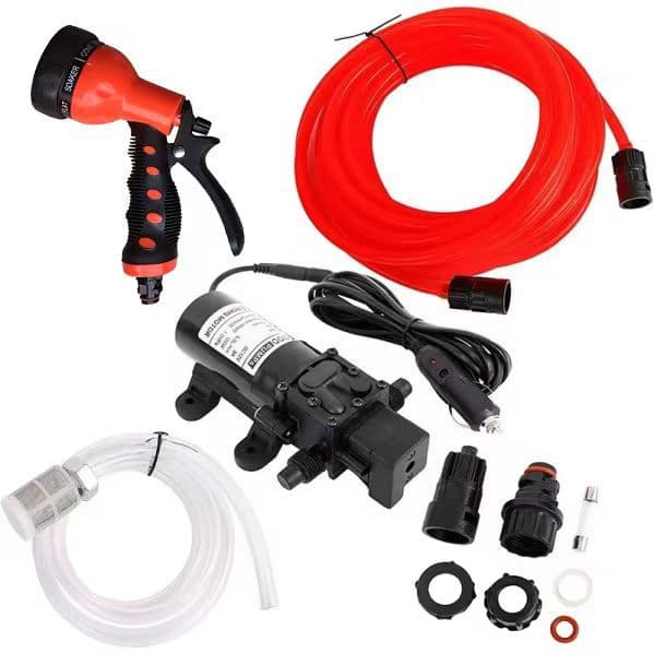 12V24V car car wash cleaning machine high pressure water pump water gun glass washing car watering flowers 3210 models 100
