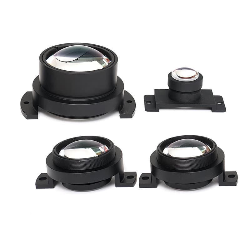 LCD projection lens, optical lens, 3-group optical glass lens, all-plastic housing