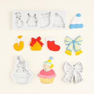Christmas Gift Silicone Mold for Chocolate, Clay, Cake Decoration, DIY Resin Mold, Fondant Silicone Mold