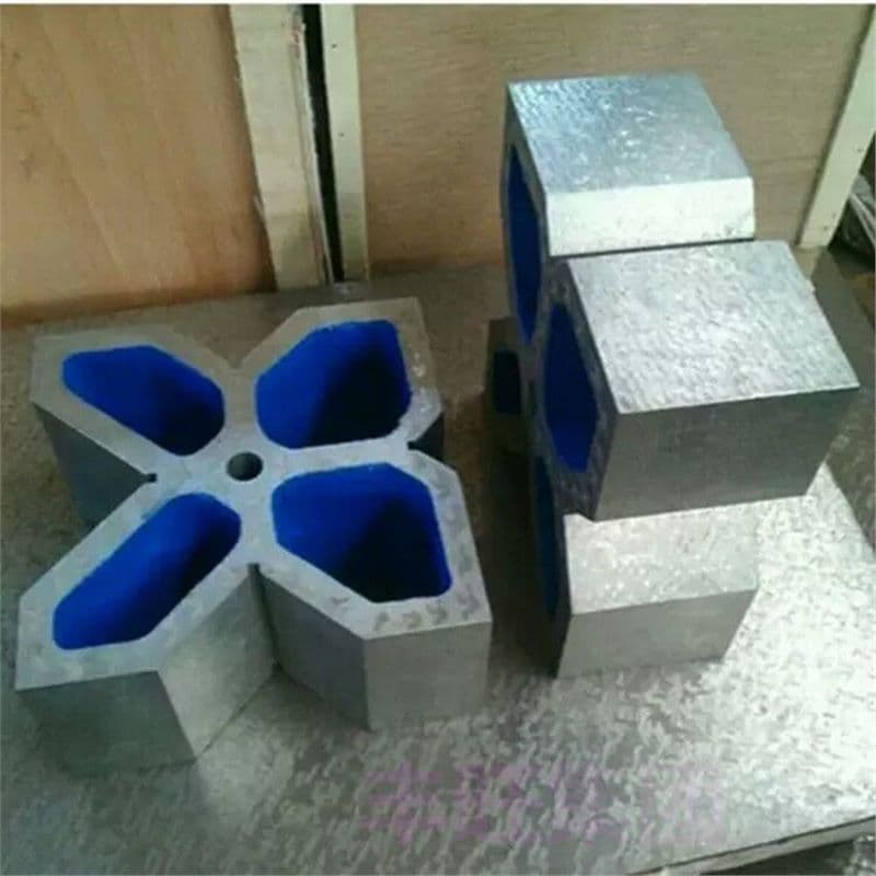 Cast iron V-block marking, V-block inspection, V-block measurement, V-block, V-base, single-port, three-port, four-port V-block