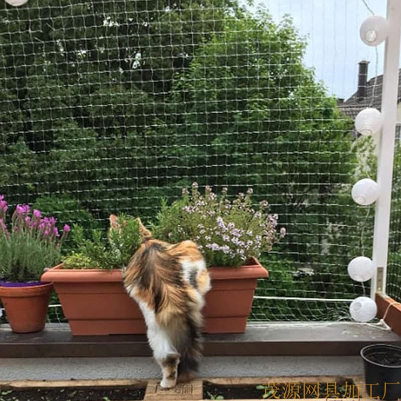 Cat Balcony Net Cat Fall Prevention Fence Net Dog Fence Net Transparent Nylon Pet Net Anti-Fall Net