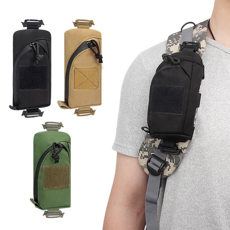 Amazon outdoor EDC tactical bag backpack expansion bag molle attached bag carry-on coin purse card bag shoulder strap hanging bag