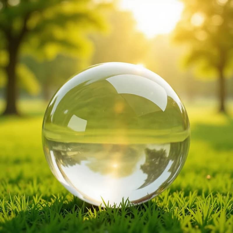 Colored crystal ball K9 crystal glass ball citrine ornaments home accessories for elder leaders transparent crystal ball