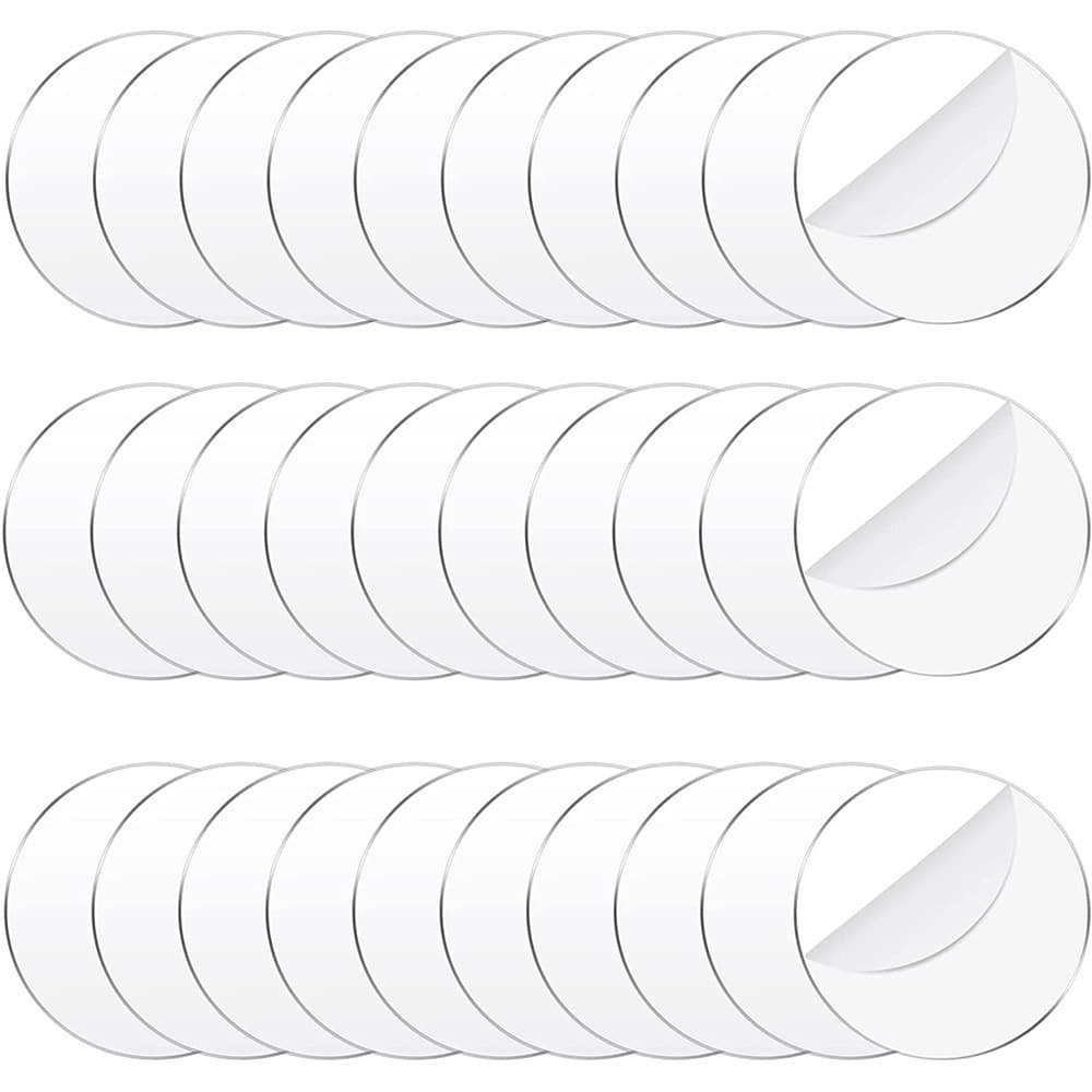 Cross-border Exclusive Transparent Acrylic Round Disc Round Base Acrylic Round Plate Plexiglass Blank Accessories Cut