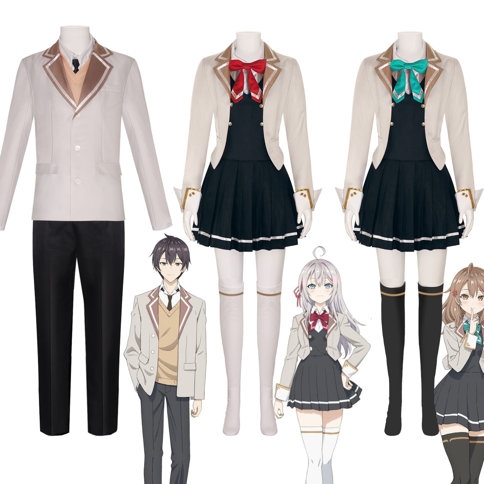 The classmate Ellie who sits next to her, who occasionally whispers in Russian to cover up her shame, is wearing the same cosplay uniform as the heroine.