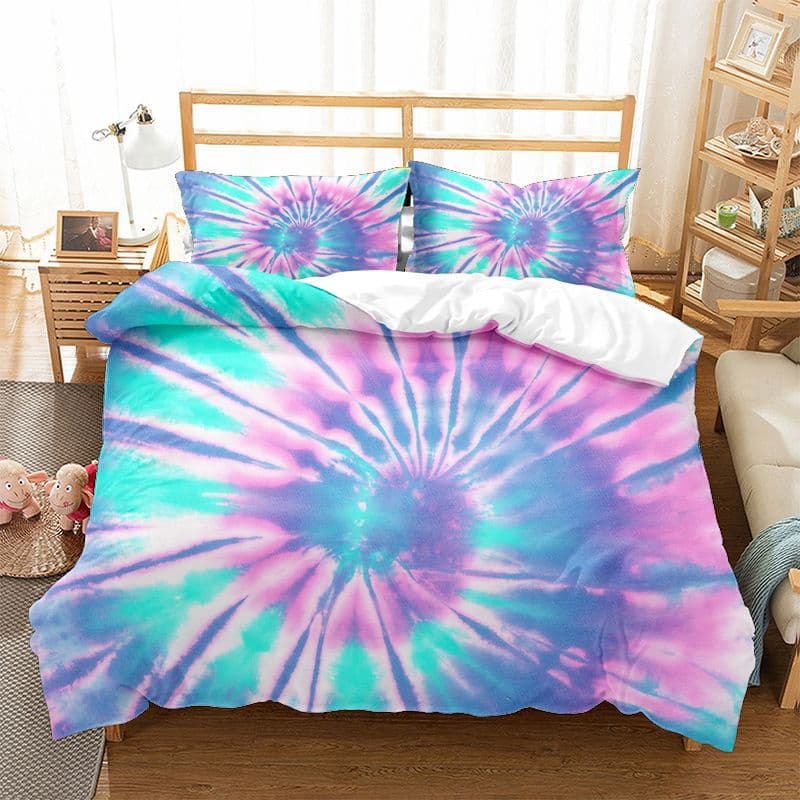 Cross-border foreign trade hip-hop graffiti series 2 digital printed bedding three-piece set Amazon wholesale quilt cover