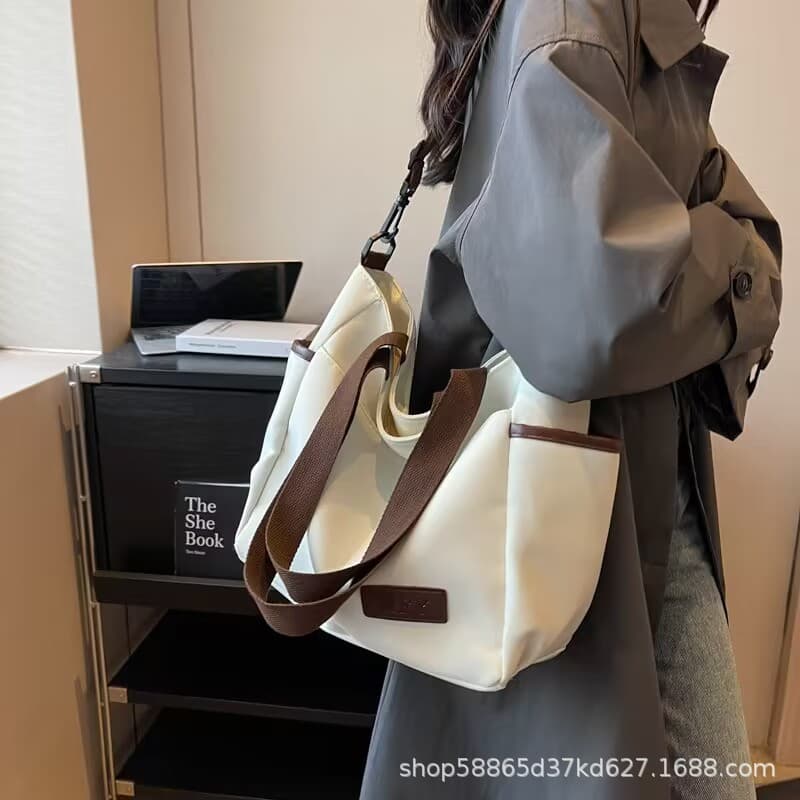 New Large Tote Bag Multi-Pocket Underarm Bag Large Capacity Women's Bag Multifunctional Minimalist Shoulder Crossbody Bag