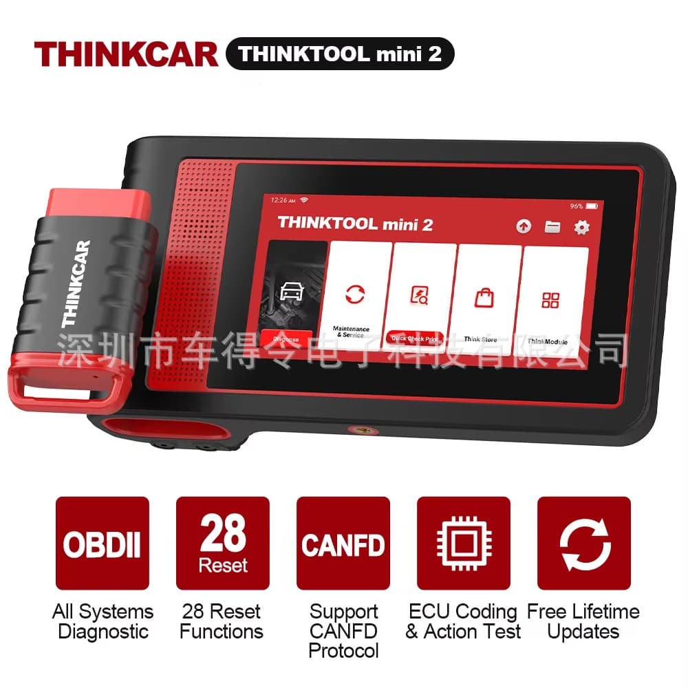 Overseas Version THINKCAR THINKTOOL Mini 2 CANFD Car Diagnostic Scanner