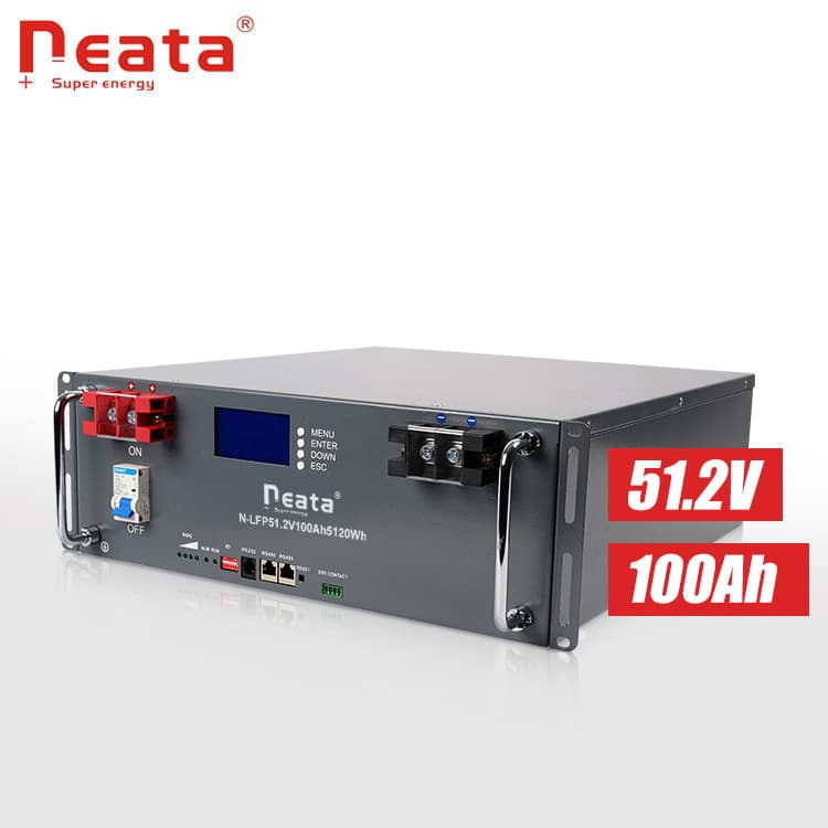 Rack-mounted 51.2V100AH lithium iron phosphate energy storage battery 5KW solar communication base station photovoltaic energy storage