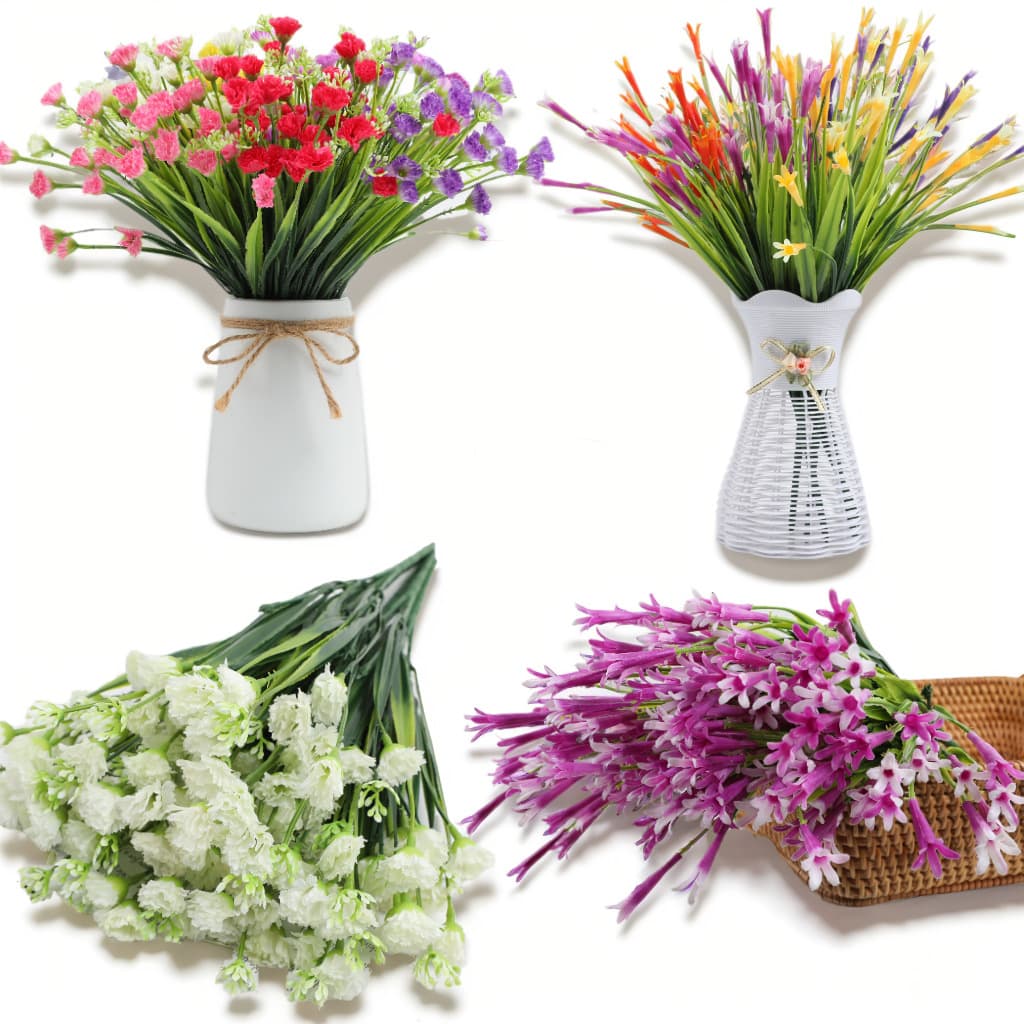 Artificial Carnation and Morning Glory Flowers - Home, Garden, Outdoor Decoration Ornaments, Wedding Flowers, Wholesale Artificial Flowers
