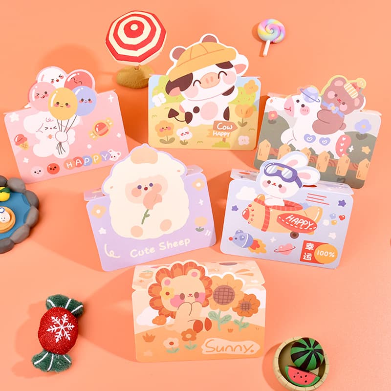 Children's cartoon birthday cards, Instagram style, Mother's Day and Valentine's Day gift sets, wholesale holiday cards.